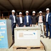 Grundsteinlegung im Business Campus München : Garching