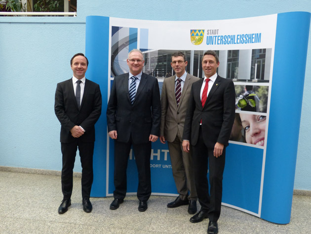 Bekanntgabe der Business Campus-Pläne im Rathaus Unterschleißheim